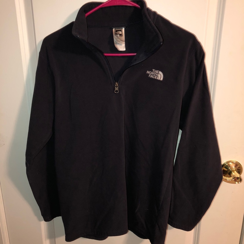 NORTH FACE FLEECE- Light, navy fleece, boys XL